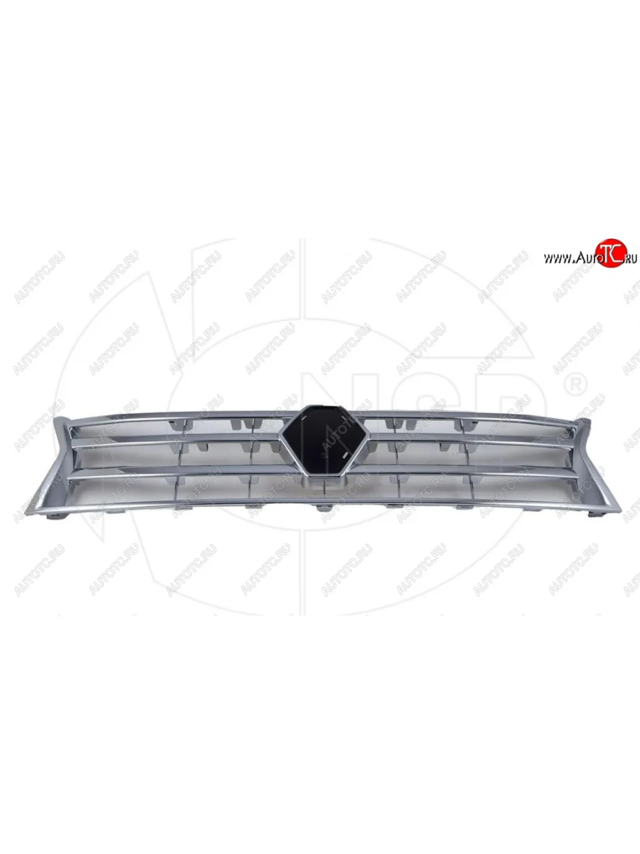 Решетка радиатора NSP (хром) Renault Duster HS дорестайлинг (2010-2015) (Неокрашенная)  в Перми Пермском крае