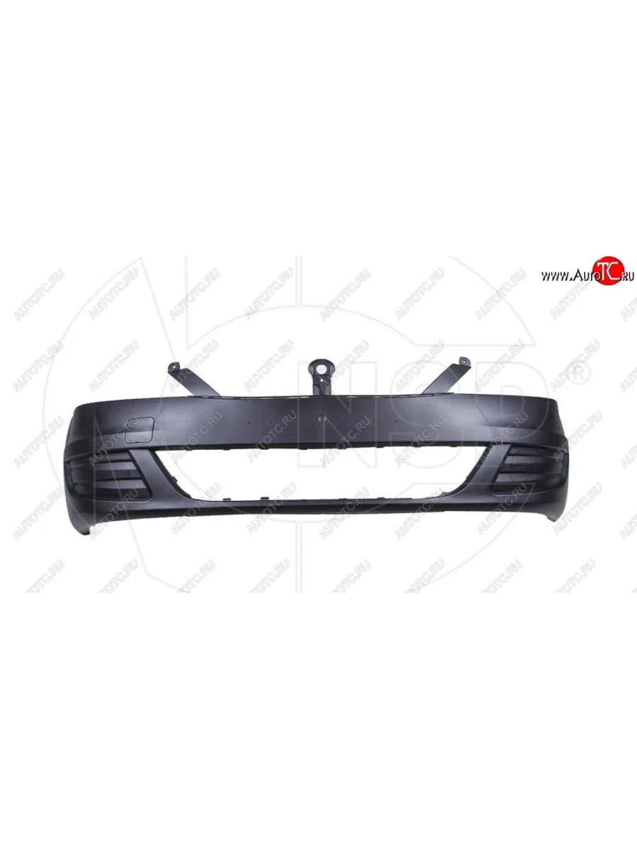 Передний бампер NSP Renault Logan 1 рестайлинг (2010-2016) (без отверстий под ПТФ, Неокрашенный)  в Самаре Самарской области