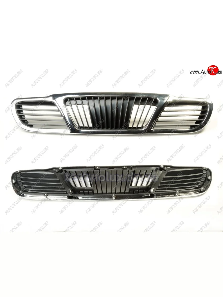 Решетка радиатора NSP. Daewoo Lanos T100 хэтчбэк 5 дв. дорестайлинг (1997-2002) (Неокрашенная)  в Перми Пермском крае