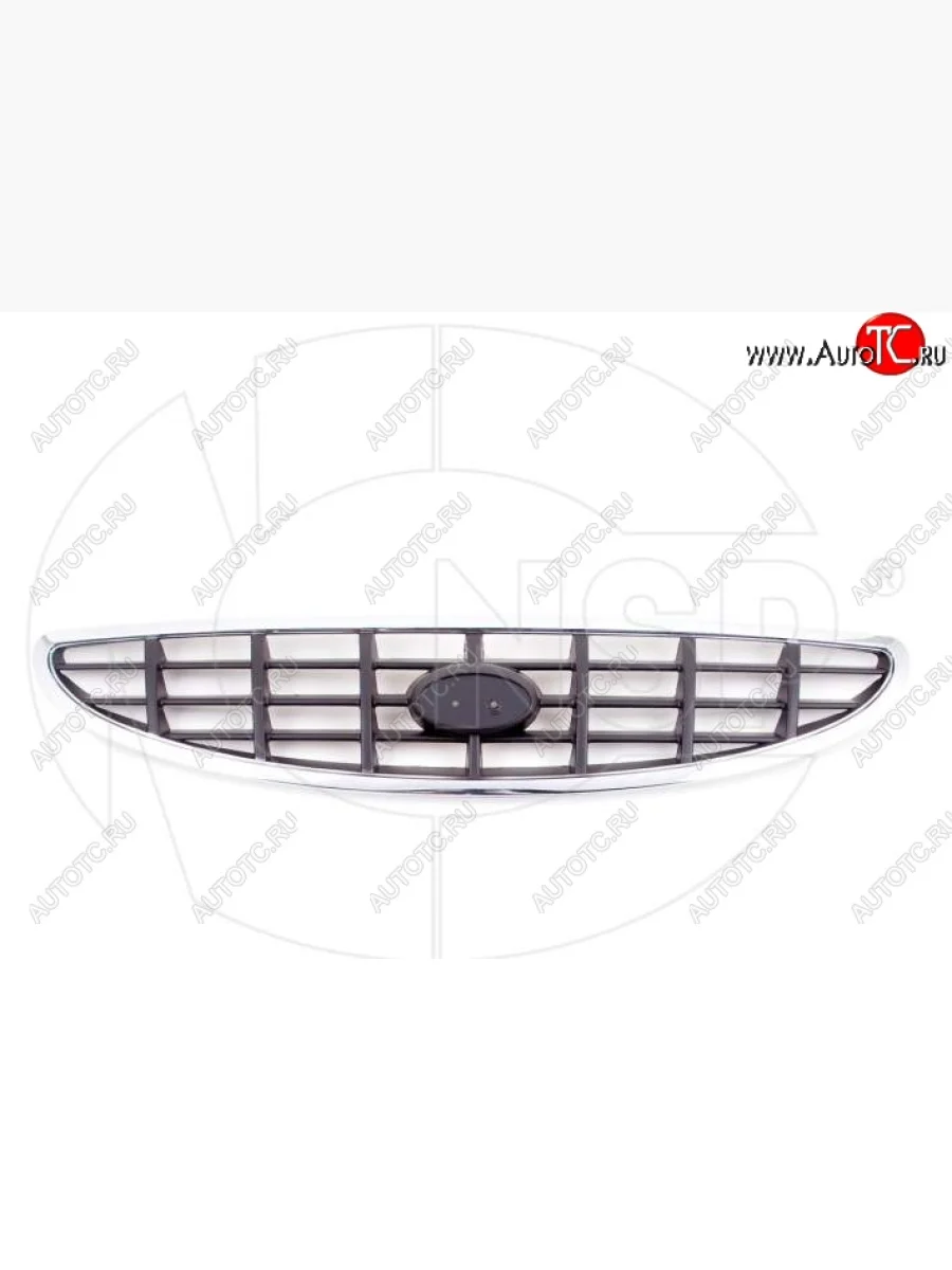 Решетка радиатора NSP. Hyundai Accent 2 LC седан дорестайлинг (ТагАЗ) (1999-2012) (Неокрашенная)  в Самаре Самарской области