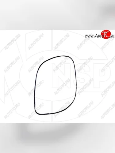 Зеркальный элемент зеркала заднего вида NSP (с обогревом, правый) KIA Cerato 2 TD седан (2008-2013)