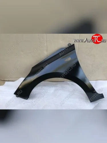 Крыло переднее левое (с отв. под повторитель) Стандартное (Окрашенное) Hyundai Solaris HCR седан дорестайлинг (2017-2020)