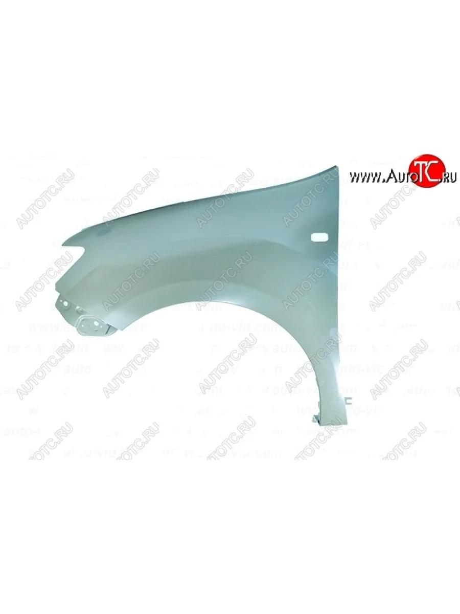 Переднее левое крыло (с отв. под повторитель) Стандартное Renault Logan 2 дорестайлинг (2014-2018) (Окрашенное)  в Самаре Самарской области