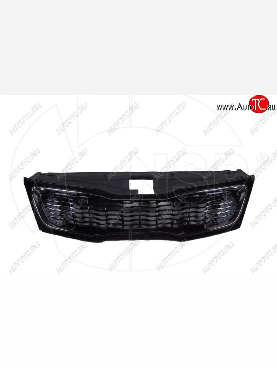 Решетка радиатора NSP (черный хром). KIA Rio 3 QB дорестайлинг седан (2011-2015) (Неокрашенная)  в Самаре Самарской области