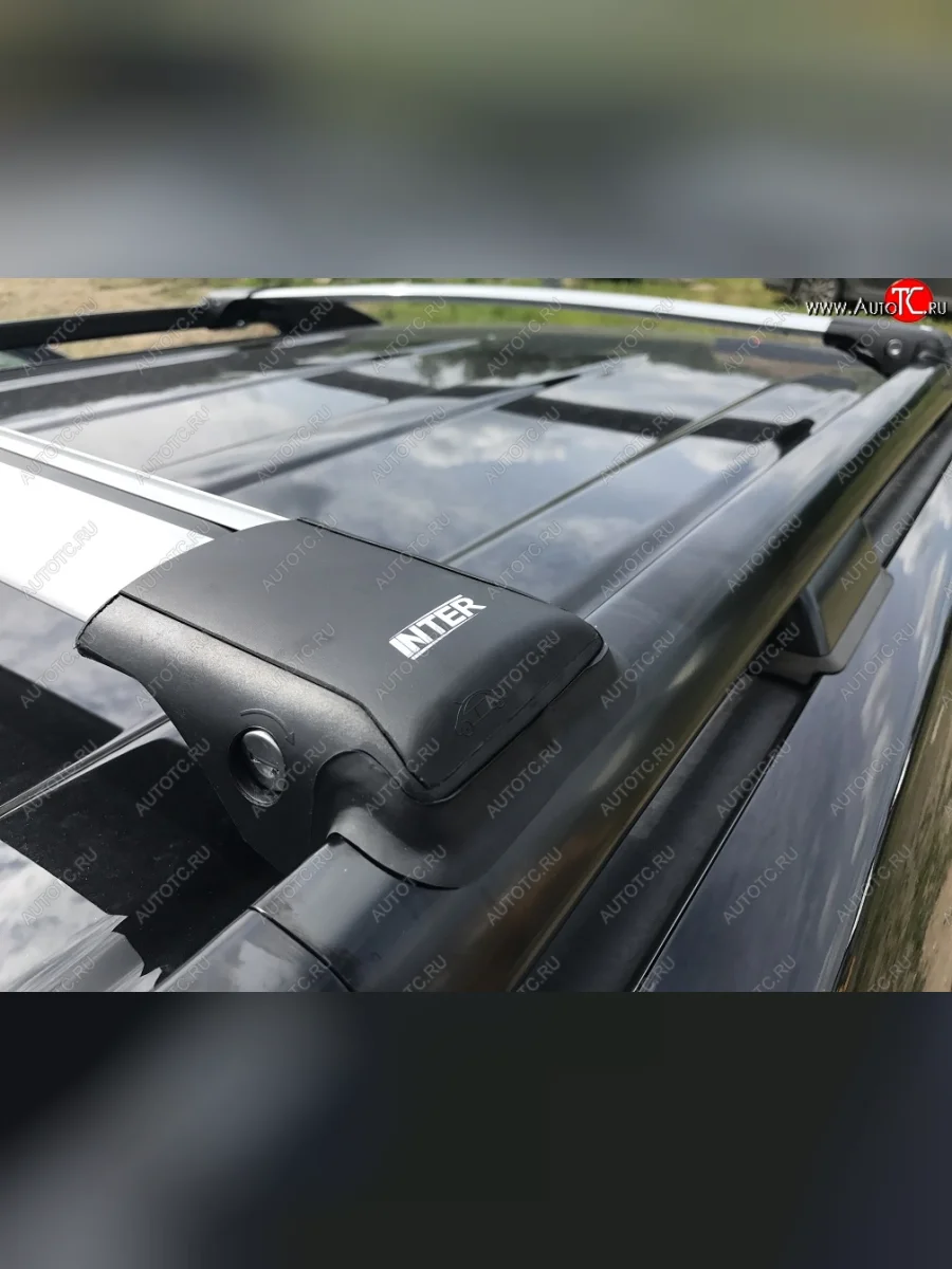 Комплект поперечин AEROSTAR (R-54) Chevrolet Niva 2123 дорестайлинг (2002-2008) (цвет: серебристый)  в Воронеже Воронежской области