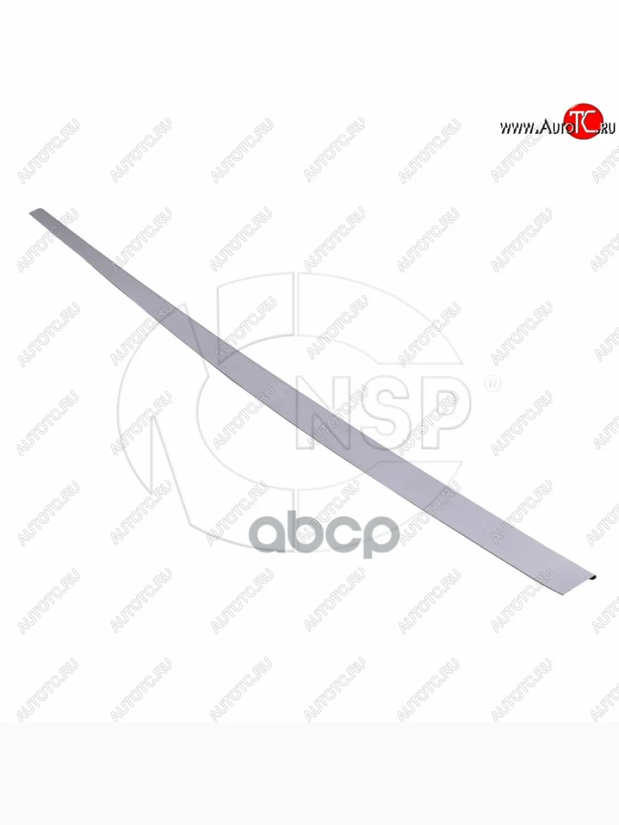 Накладка левого порога NSP Nissan Terrano D10 рестайлинг (2016-2022) (цвет: серебро)  в Керчи Республика Крым
