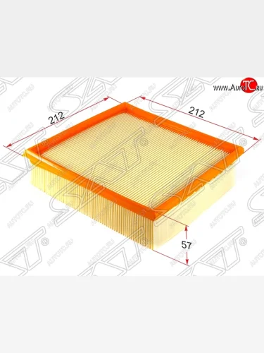 Фильтр воздушный двигателя SAT (1.4/1.6/1.7) Chevrolet Niva  2123 (2002-2008), ВИС 2349  бортовой (2012-2018), Лада ВАЗ Гранта ( 1 2191,  2190) (2011-2017), Лада ВАЗ Гранта Спорт ( 2191,  2190) (2023-2025), Лада ВАЗ Калина ( 1118,  1117,  1119) (2004-2013), Лада ВАЗ Приора ( 2171,  2172,  21728) (2008-2014)