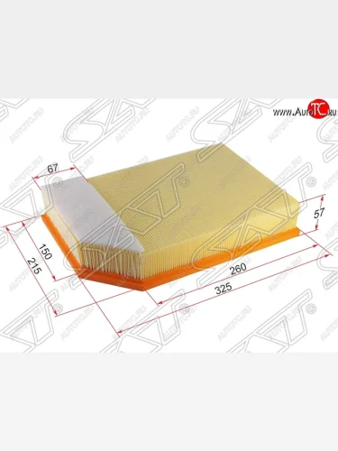 Фильтр воздушный двигателя SAT Volvo XC90  C (2002-2014) дорестайлинг, 1-ый рестайлинг, 2-ой рестайлинг