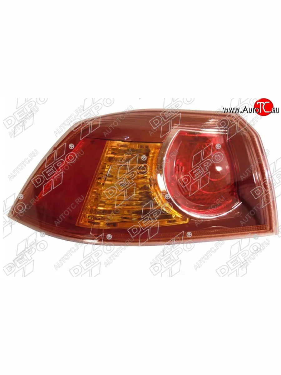 Левый задний фонарь DEPO Mitsubishi Lancer 10 CY хэтчбэк дорестайлинг (2007-2010)  с доставкой в г. Керчь
