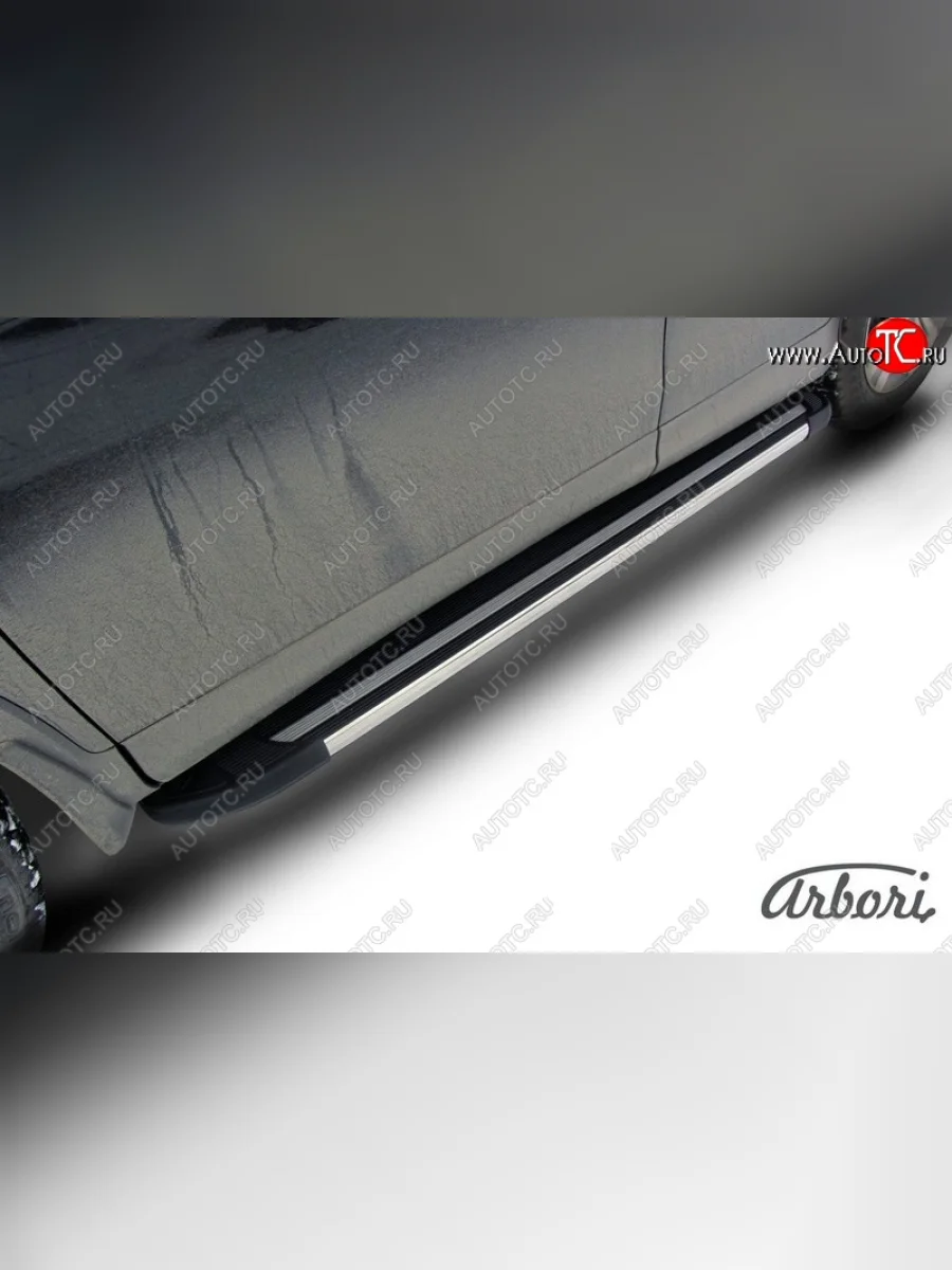 Порожки для ног Arbori Luxe Black Honda CR-V RM1,RM3,RM4 дорестайлинг (2012-2015)  в Самаре Самарской области