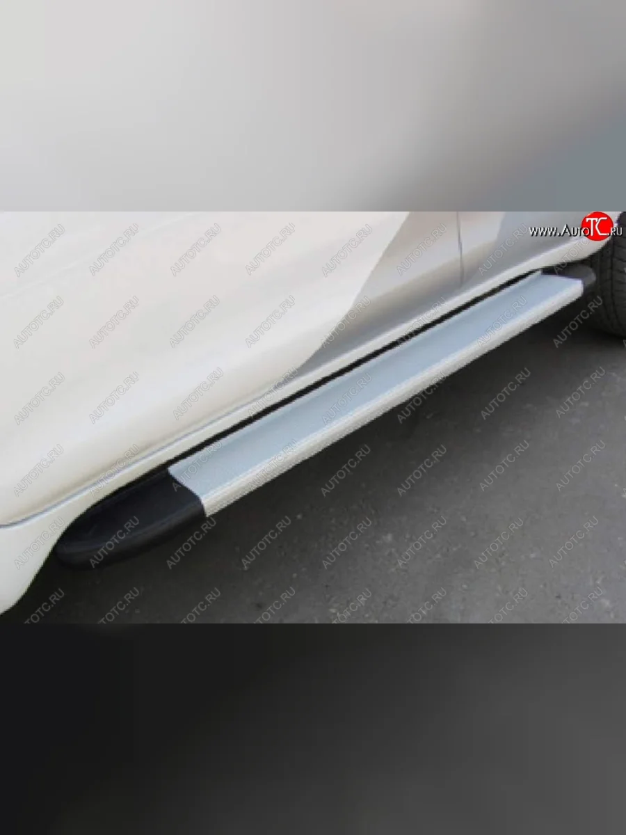 Порожки для ног Arbori Optima Silver Honda Pilot YF6 рестайлинг (2018-2021)  в Самаре Самарской области