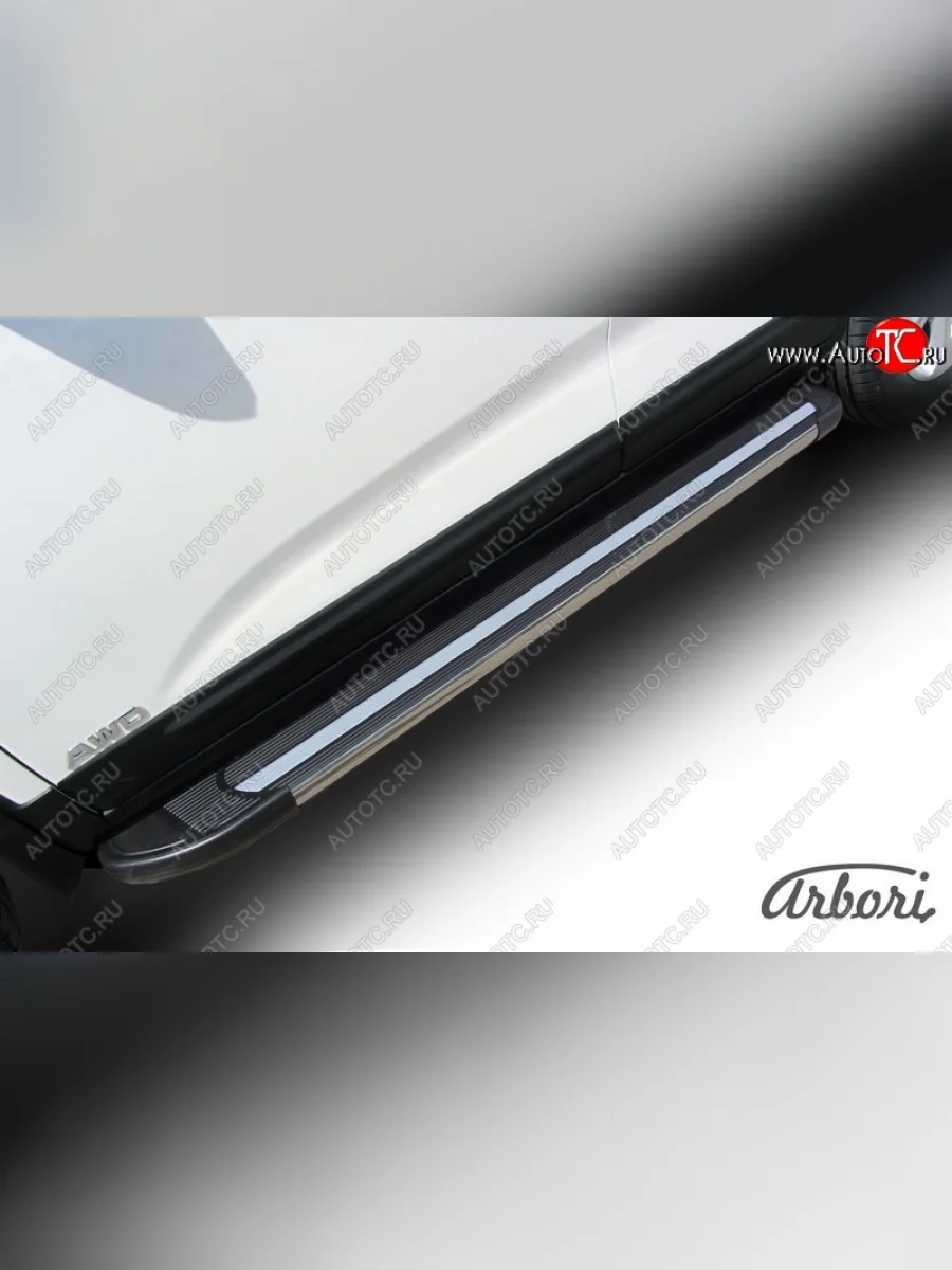 Порожки для ног Arbori Luxe Black KIA Sorento XM рестайлинг (2012-2015)  в Керчи Республика Крым