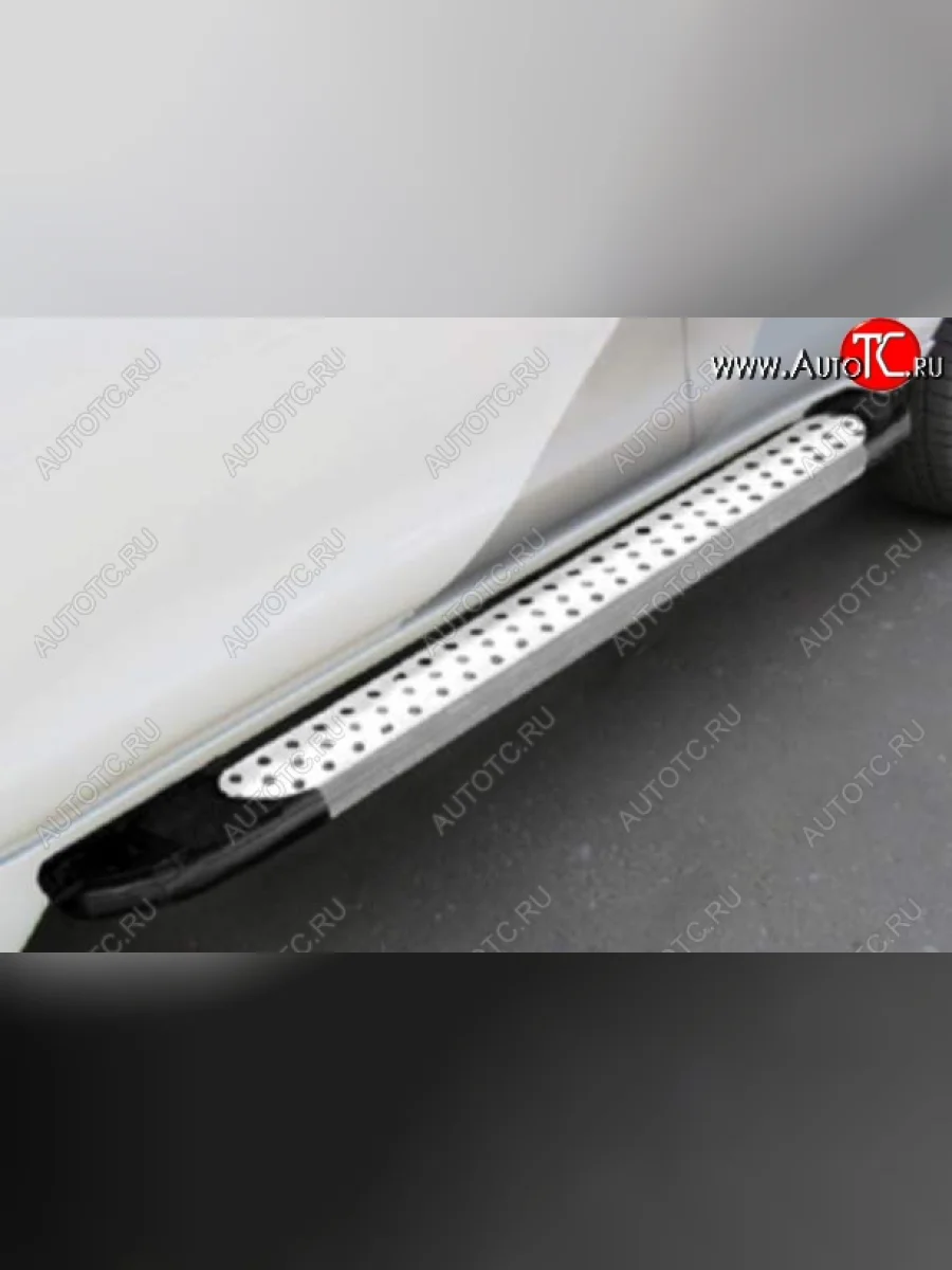 Порожки для ног Arbori Standart Silver Лада ВАЗ Ларгус дорестайлинг R90 (2012-2021)  с доставкой в г. Керчь