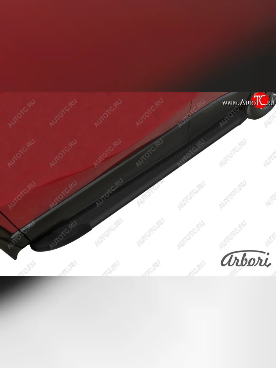 Порожки для ног Arbori Optima Black Mazda CX-5 KE дорестайлинг (2011-2014)  в Перми Пермском крае