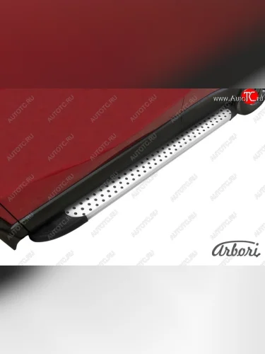 Порожки для ног Arbori Standart Silver Mazda CX-5 KE дорестайлинг (2011-2014)