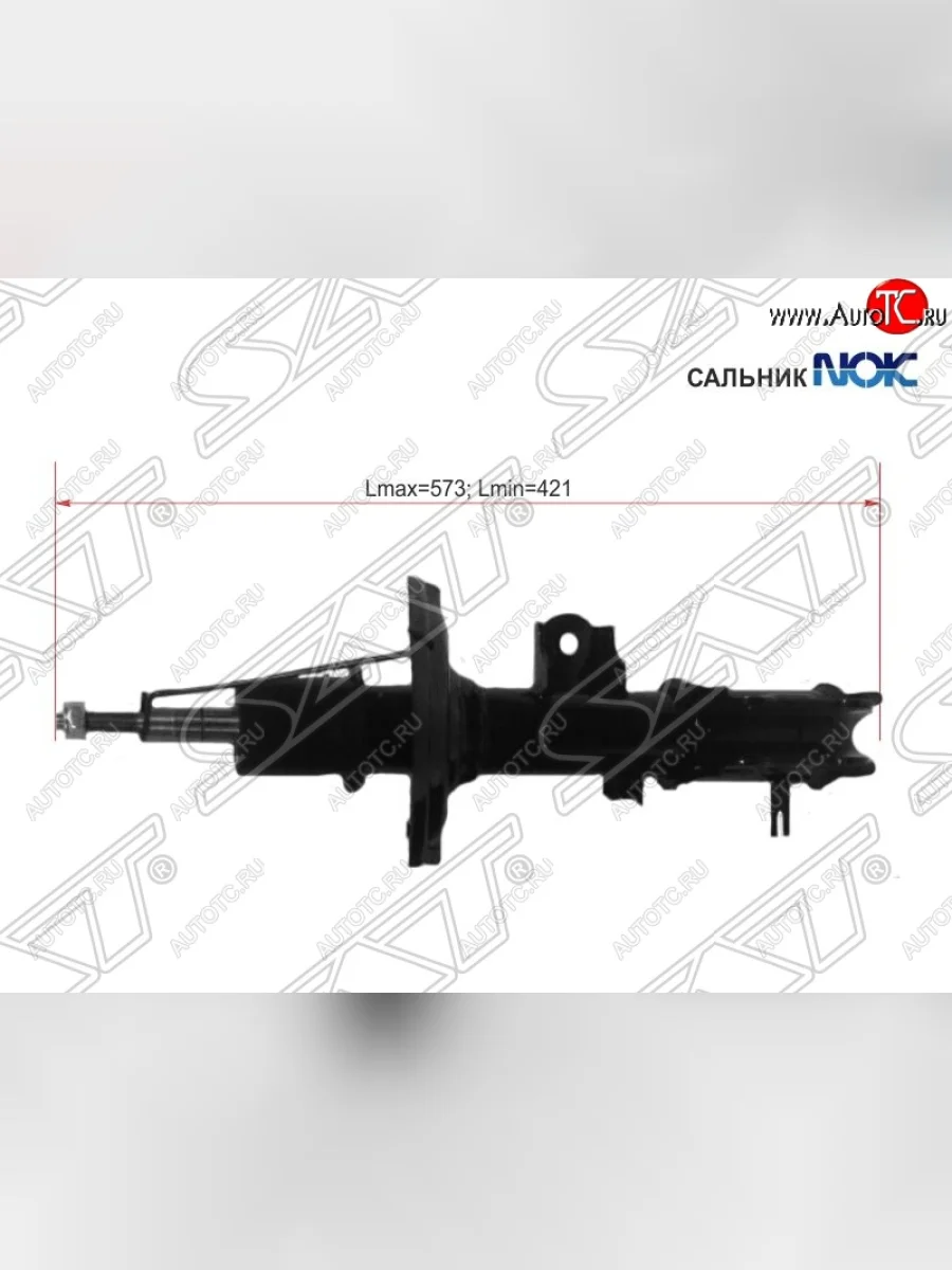 Левая стойка передняя SAT Hyundai Solaris RBr хэтчбэк дорестайлинг (2010-2014)  в Перми Пермском крае