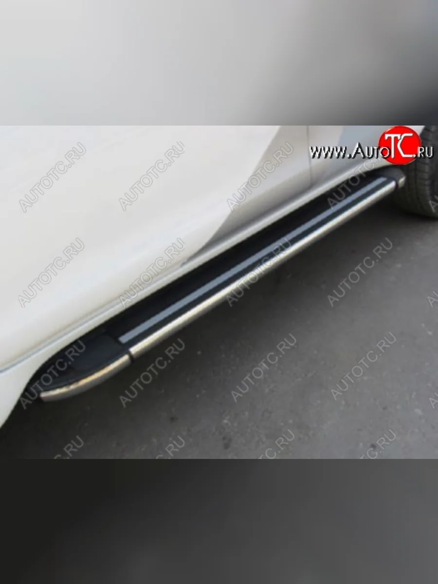 Порожки для ног Arbori Luxe Black Mitsubishi Outlander GF дорестайлинг (2012-2014)  в Самаре Самарской области