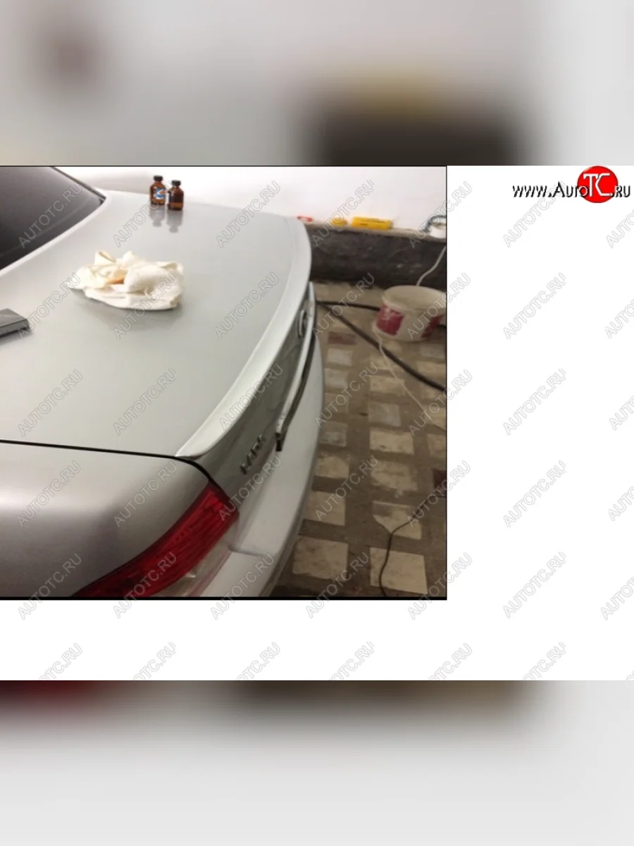 Лип спойлер Гранд Лада ВАЗ Приора 2170 седан дорестайлинг (2007-2014) (Неокрашенный)  В Кинешме Ивановской области