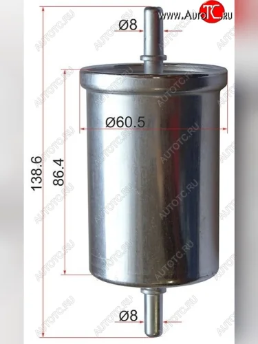 Топливный фильтр SAT Renault Duster HS дорестайлинг (2010-2015)