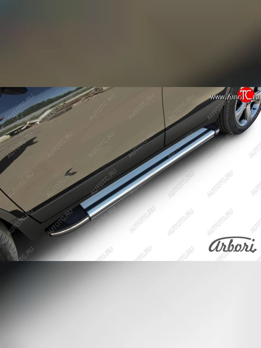 Порожки для ног Arbori Luxe Silver Opel Mokka  дорестайлинг (2012-2016)  в Керчи Республика Крым
