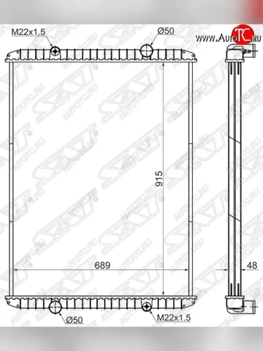 Радиатор двигателя SAT Renault Premium (1996-2025)