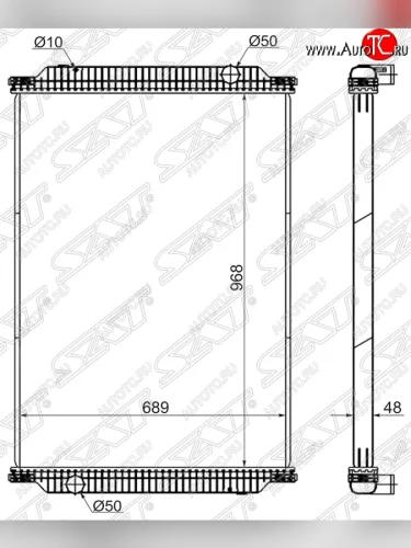 Радиатор двигателя SAT Renault Premium (1996-2025)