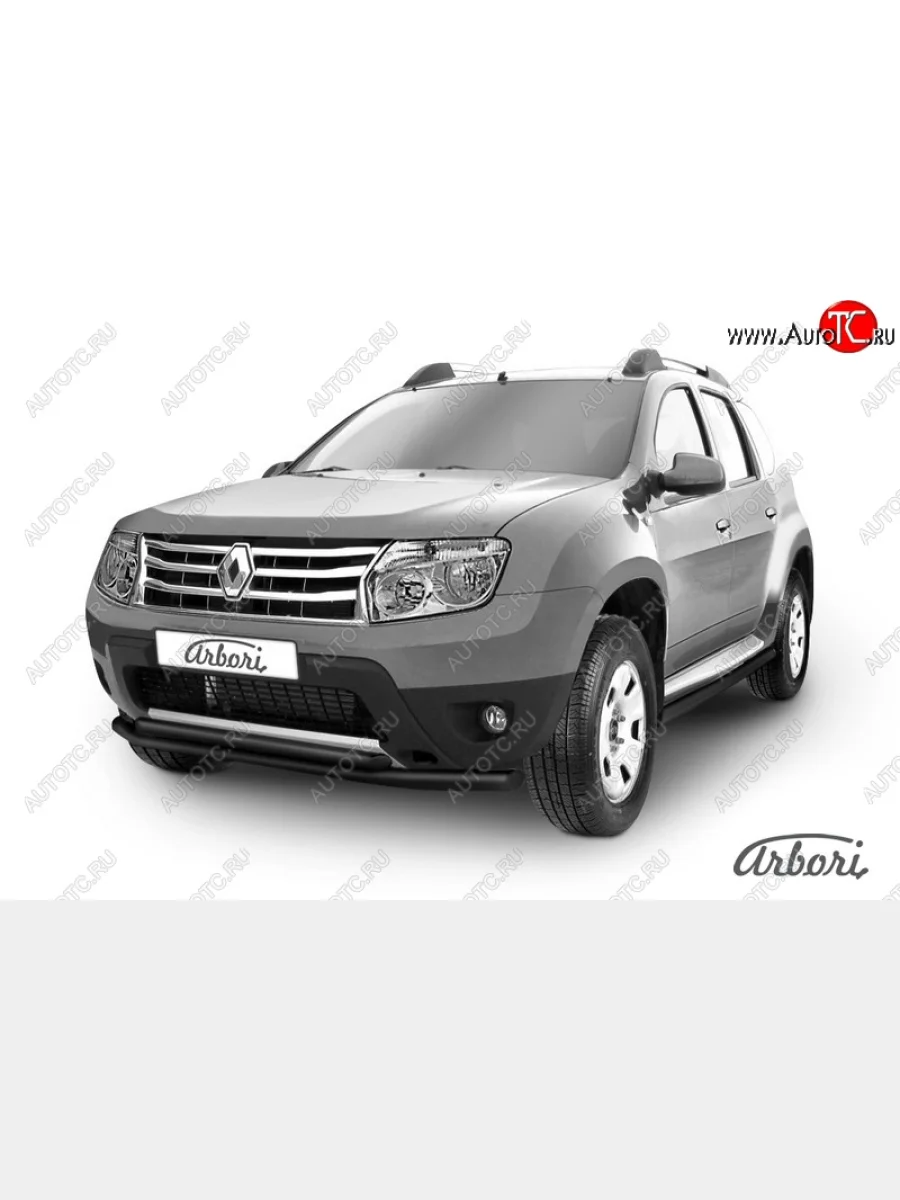 Обвес переднего бампера Arbori Renault Duster HS дорестайлинг (2010-2015)  В Кинешме Ивановской области