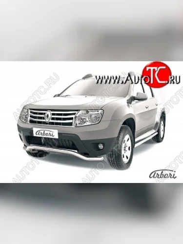 Обвес переднего бампера Arbori Renault Duster  HS (2010-2015) дорестайлинг