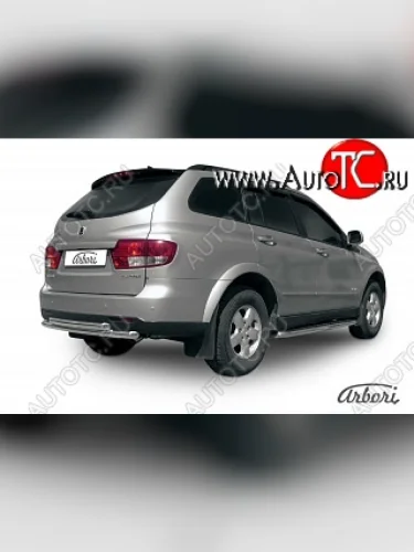 Защита заднего бампера Arbori SSANGYONG Kyron рестайлинг (2007-2016)