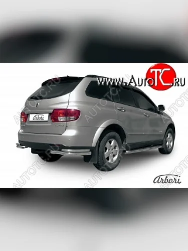 Защита заднего бампера Arbori SSANGYONG Kyron рестайлинг (2007-2016)