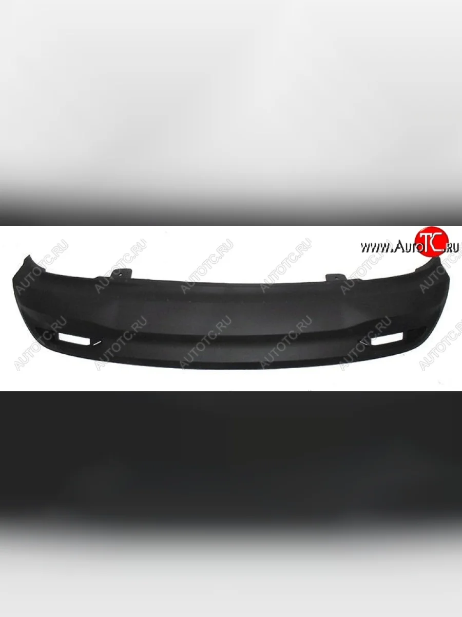 Накладка на задний бампер SAT (нижняя часть, RUSSIAN TYPE) KIA Rio 3 QB дорестайлинг седан (2011-2015) (Неокрашенная)  в Самаре Самарской области