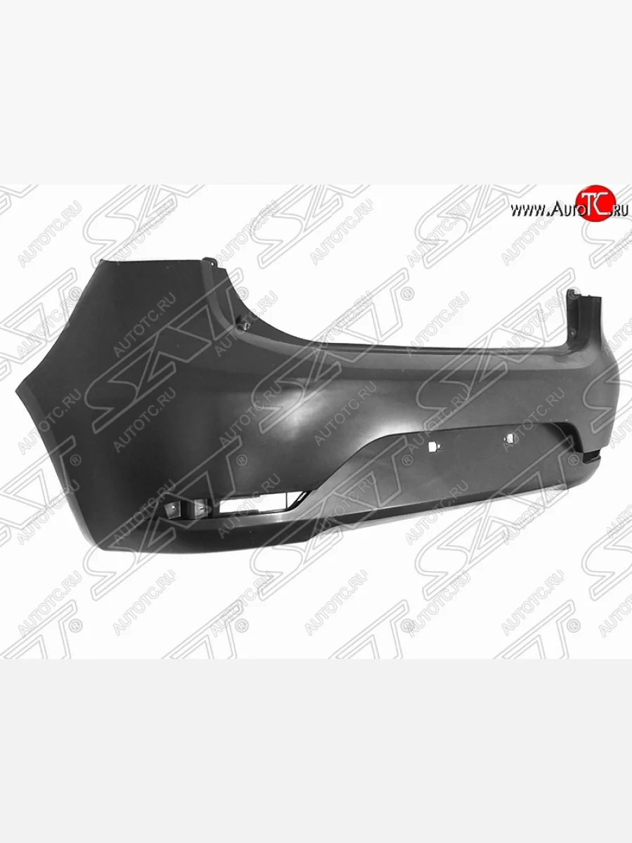 Бампер задний SAT (Russian Type) KIA Rio 3 QB хэтчбек 5 дв. дорестайлинг (2011-2015) (Неокрашенный)  с доставкой в г. Керчь