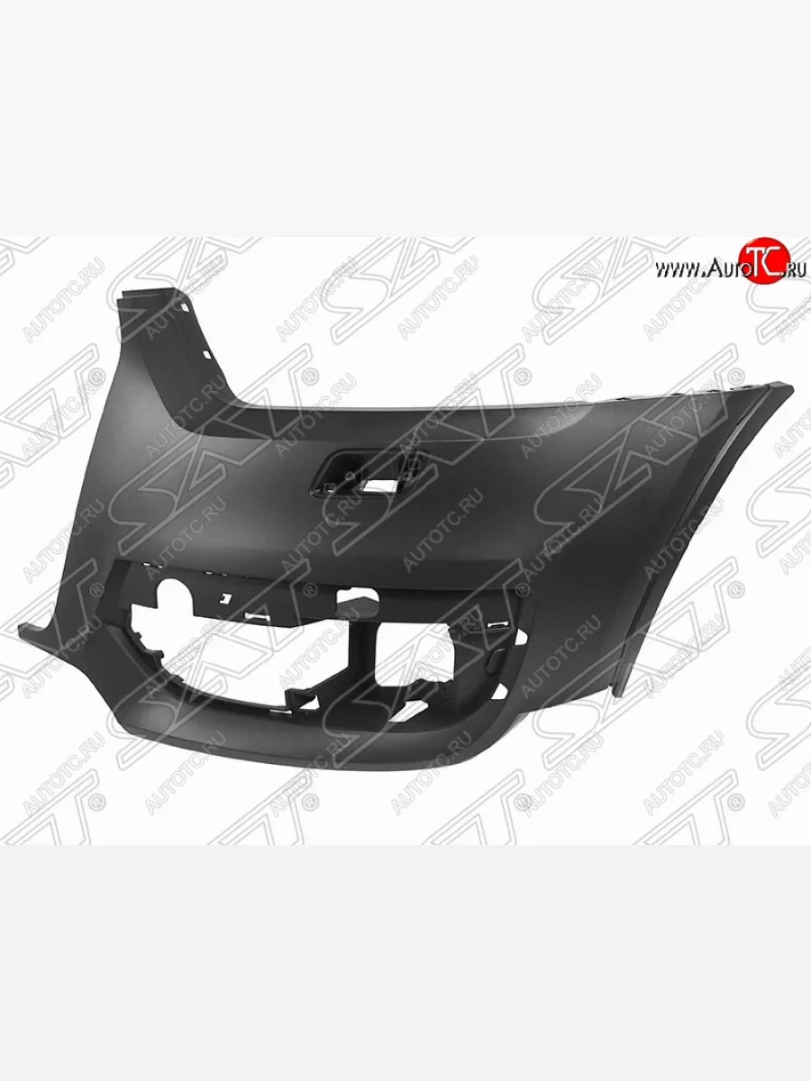 Левая часть переднего бампера под омыватель SAT Audi Q3 8U дорестайлинг (2011-2015) (Неокрашенный)  в Керчи Республика Крым