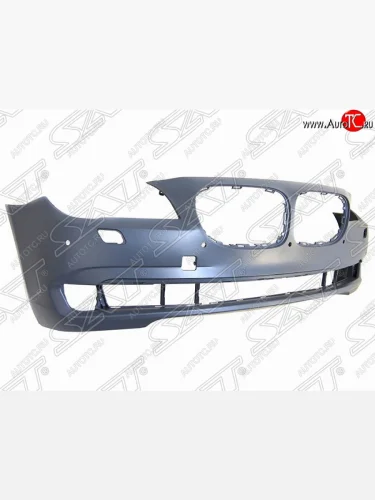 Передний бампер SAT (под омыватели и сонары) BMW 7 серия F01-F04 седан (2008-2015)