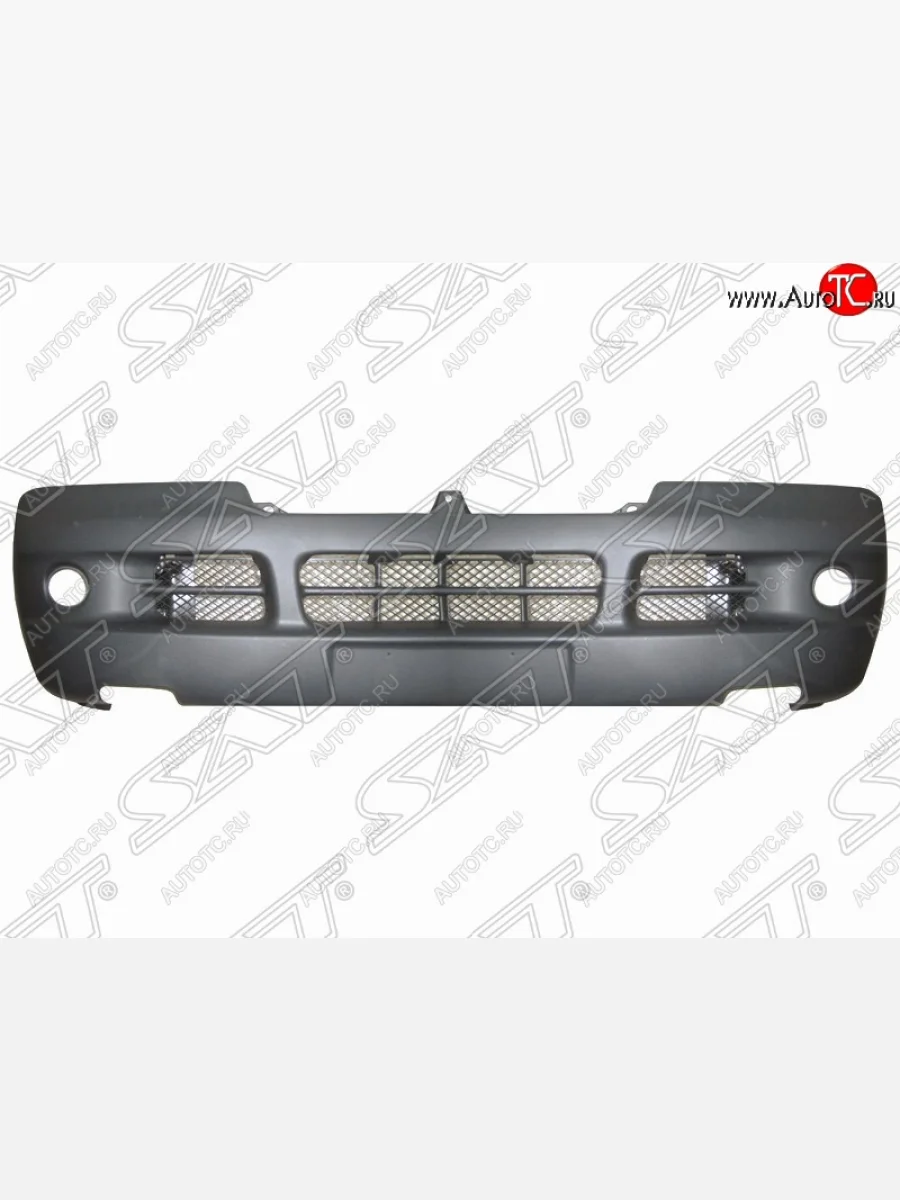 Передний бампер SAT (под туманки, Тайвань) Fiat Ducato 244 (2002-2012) (Неокрашенный)  в Керчи Республика Крым