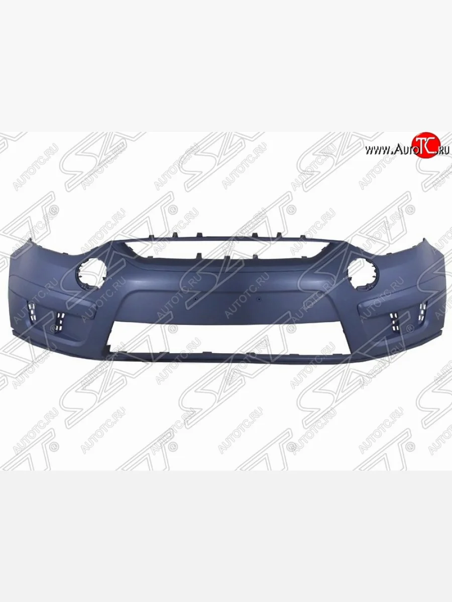Передний бампер SAT Ford S-Max 1 дорестайлинг (2006-2010) (Неокрашенный)  в Керчи Республика Крым