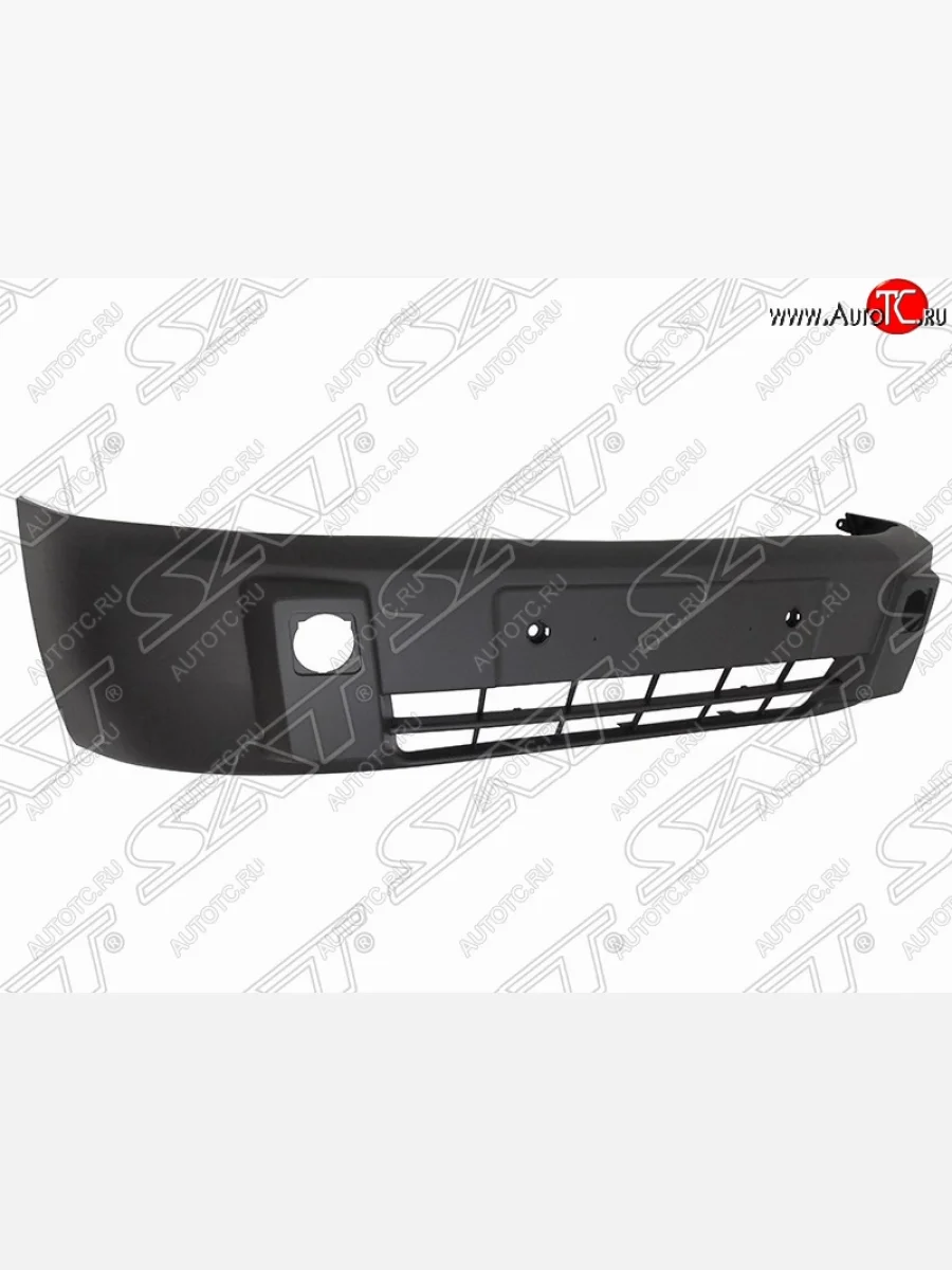 Передний бампер SAT (Тайвань) Ford Tourneo Connect 1 дорестайлинг (2002-2007) (Неокрашенный)  с доставкой в г. Керчь