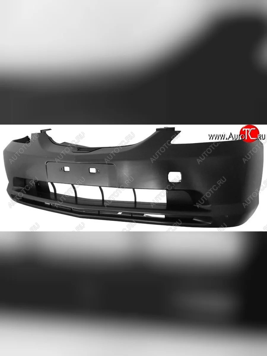 Передний бампер SAT (Таиланд) Honda Fit Aria GD дорестайлинг седан (2002-2005) (Неокрашенный)  в Перми Пермском крае