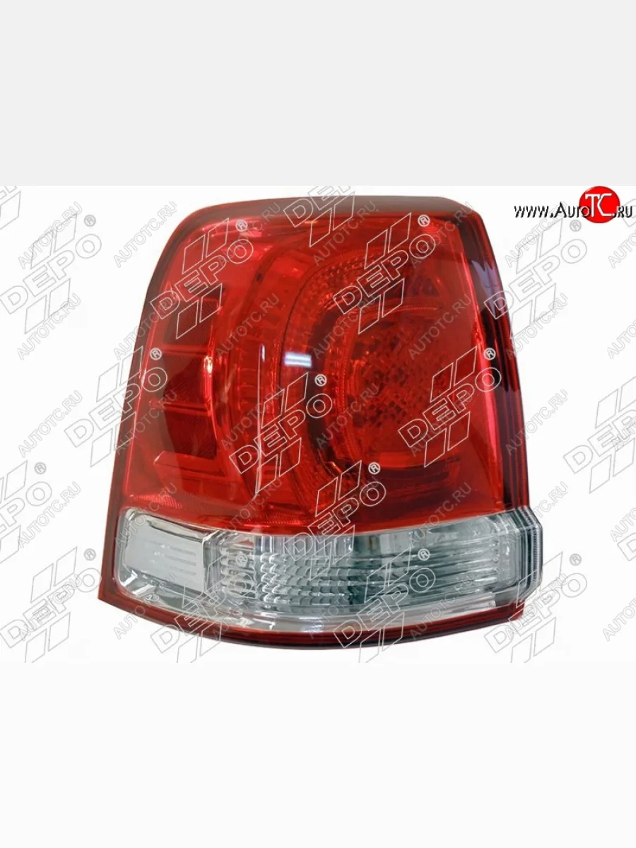 Левый фонарь DEPO Toyota Land Cruiser 200 дорестайлинг (2007-2012)  в Самаре Самарской области