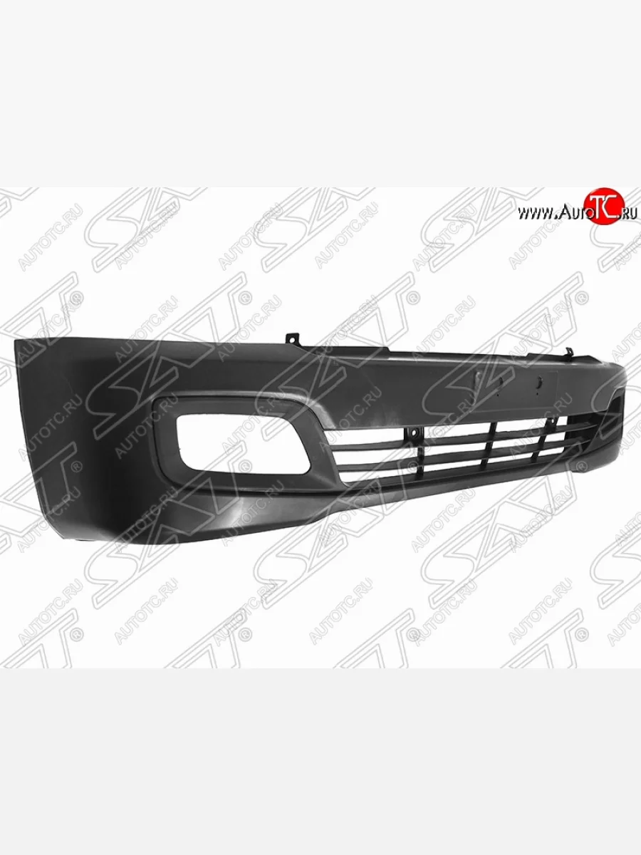 Передний бампер SAT (под туманки) Hyundai Porter HR (2005-2018) (Неокрашенный)  в Перми Пермском крае