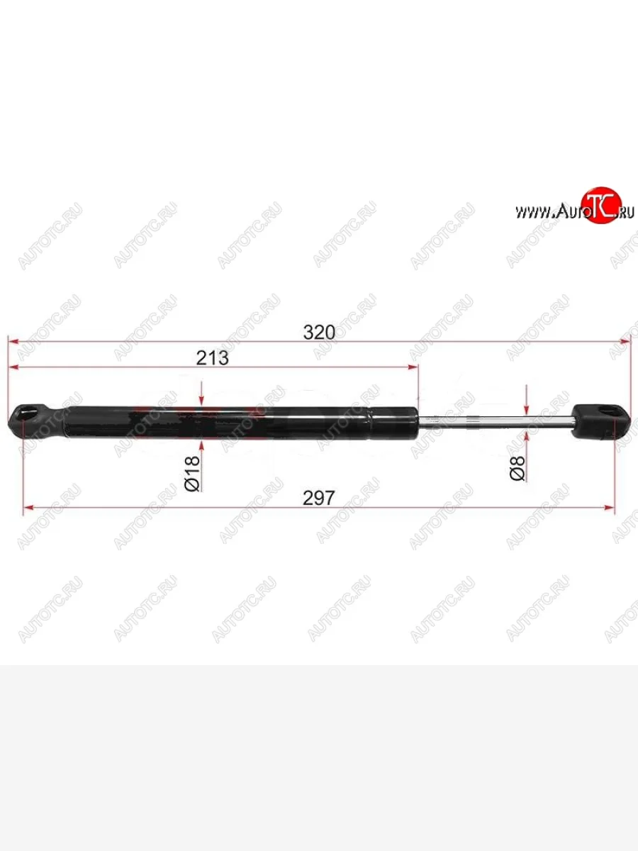 Упор крышки багажника SAT (газовый) Audi A6 C4 универсал (1994-1997)  в Керчи Республика Крым