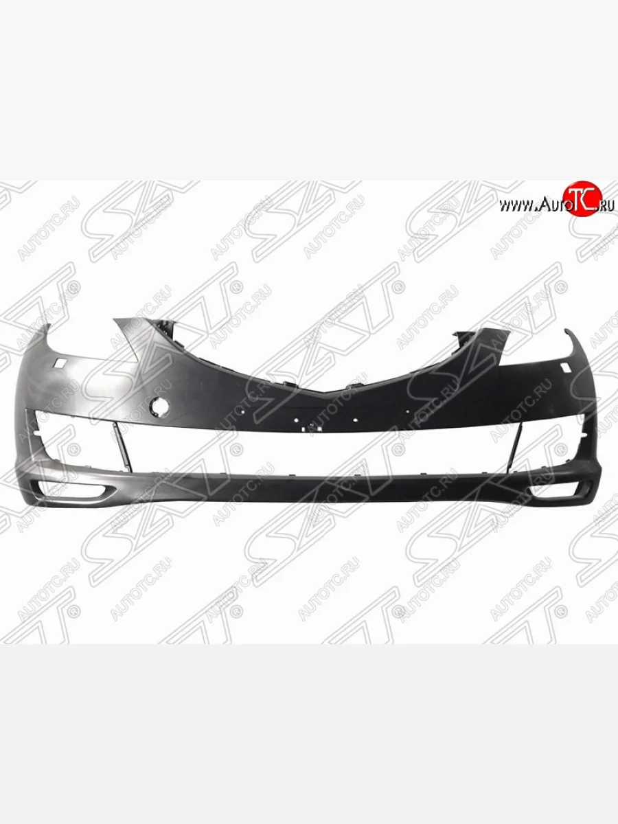 Передний бампер SAT (под сонары) Mazda 6 GH дорестайлинг лифтбэк (2007-2010) (Неокрашенный)  в Керчи Республика Крым