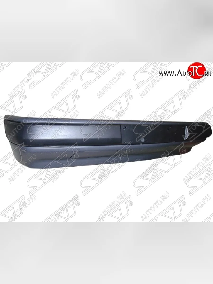 Передний бампер SAT (в сборе с молдингом, пр-во Тайвань) Mercedes-Benz E-Class W124 седан дорестайлинг (1984-1993) (Неокрашенный)  в Самаре Самарской области