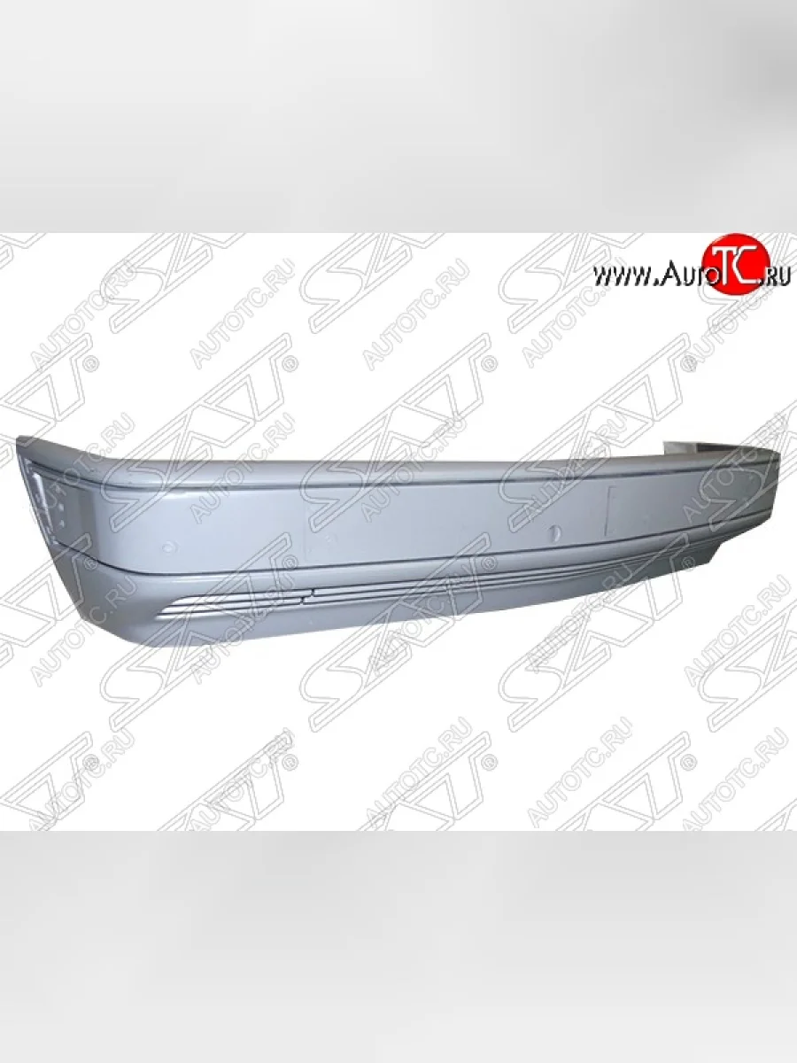 Передний бампер SAT (под кондиционер и молдинг, пр-во Тайвань) Mercedes-Benz E-Class S124 универсал рестайлинг (1993-1996) (Неокрашенный)  в Самаре Самарской области
