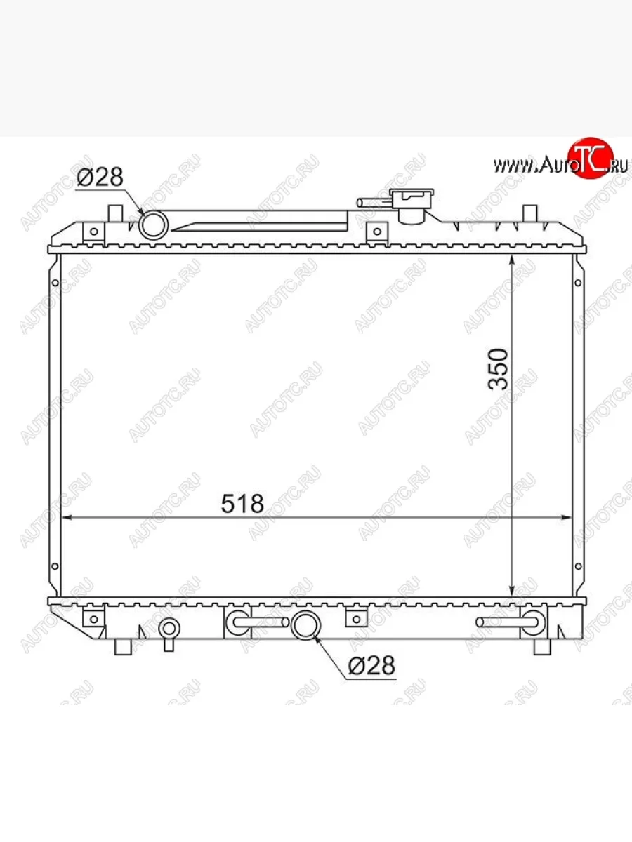 Радиатор двигателя SAT Suzuki Baleno (1999-2002)  в Перми Пермском крае