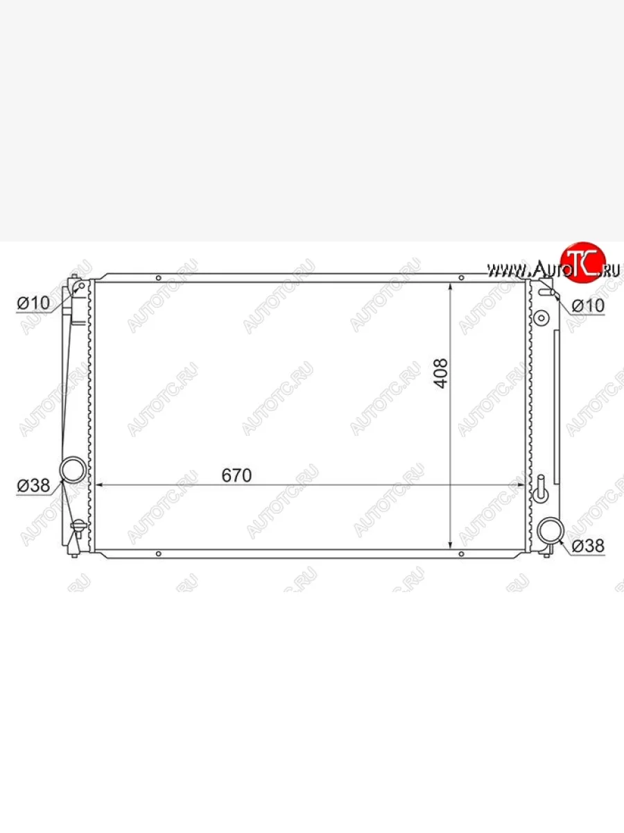 Радиатор двигателя SAT Lexus NX200 Z10 дорестайлинг (2014-2017)  в Керчи Республика Крым