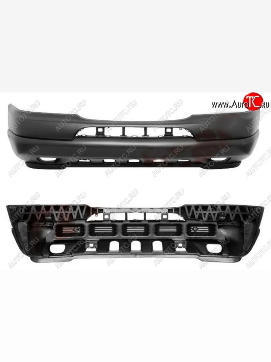 Передний бампер SAT (пр-во Тайвань) Mercedes-Benz ML class W163 дорестайлинг (1997-2001) (Неокрашенный)  в Самаре Самарской области