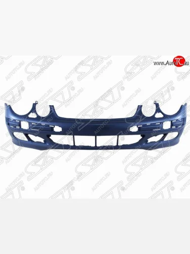 Передний бампер SAT (ELEGANCE, под омыватели, пр-во Тайвань) Mercedes-Benz E-Class W211 дорестайлинг седан (2002-2006)