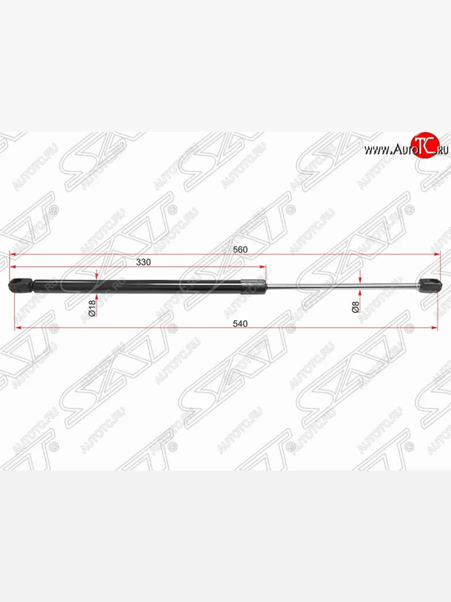 Газовый упор крышки багажника SAT Opel Meriva A (2002-2010)  в Самаре Самарской области