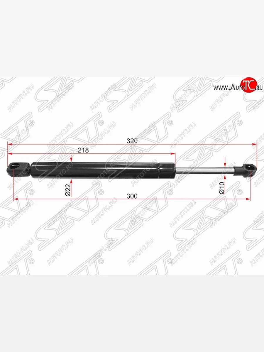 Газовый упор крышки багажника SAT Volkswagen Jetta A5 седан (2005-2011)  в Керчи Республика Крым